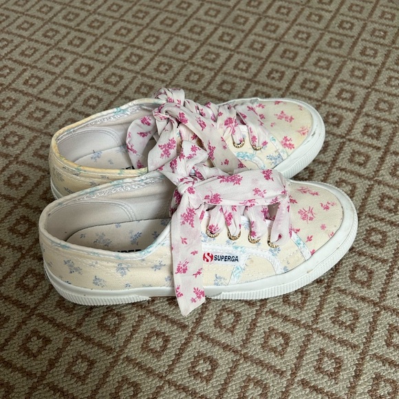 Superga floral ribbon sneakers - Picture 4 of 10
